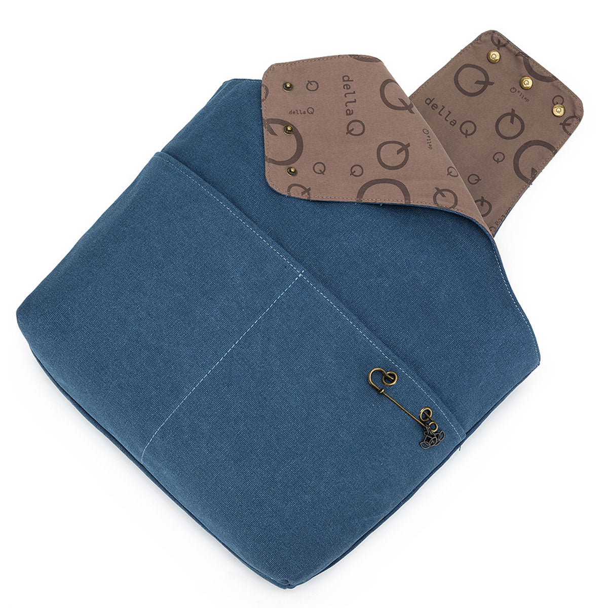 della Q Nora Bucket Bag - Indigo (Pre-Order) - Extra Image