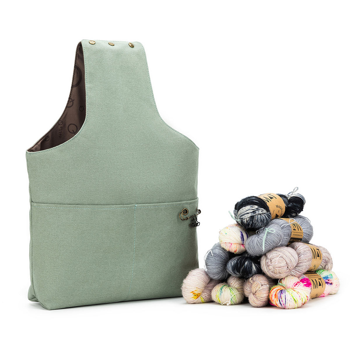 della Q Nora Bucket Bag - Sage (Pre-Order) - Extra Image