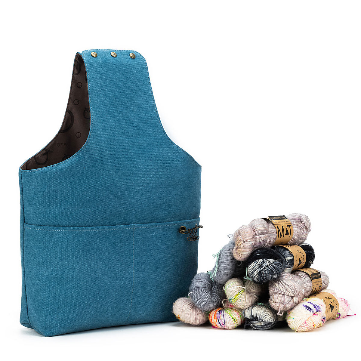 della Q Nora Bucket Bag - Teal (Pre-Order) - Extra Image