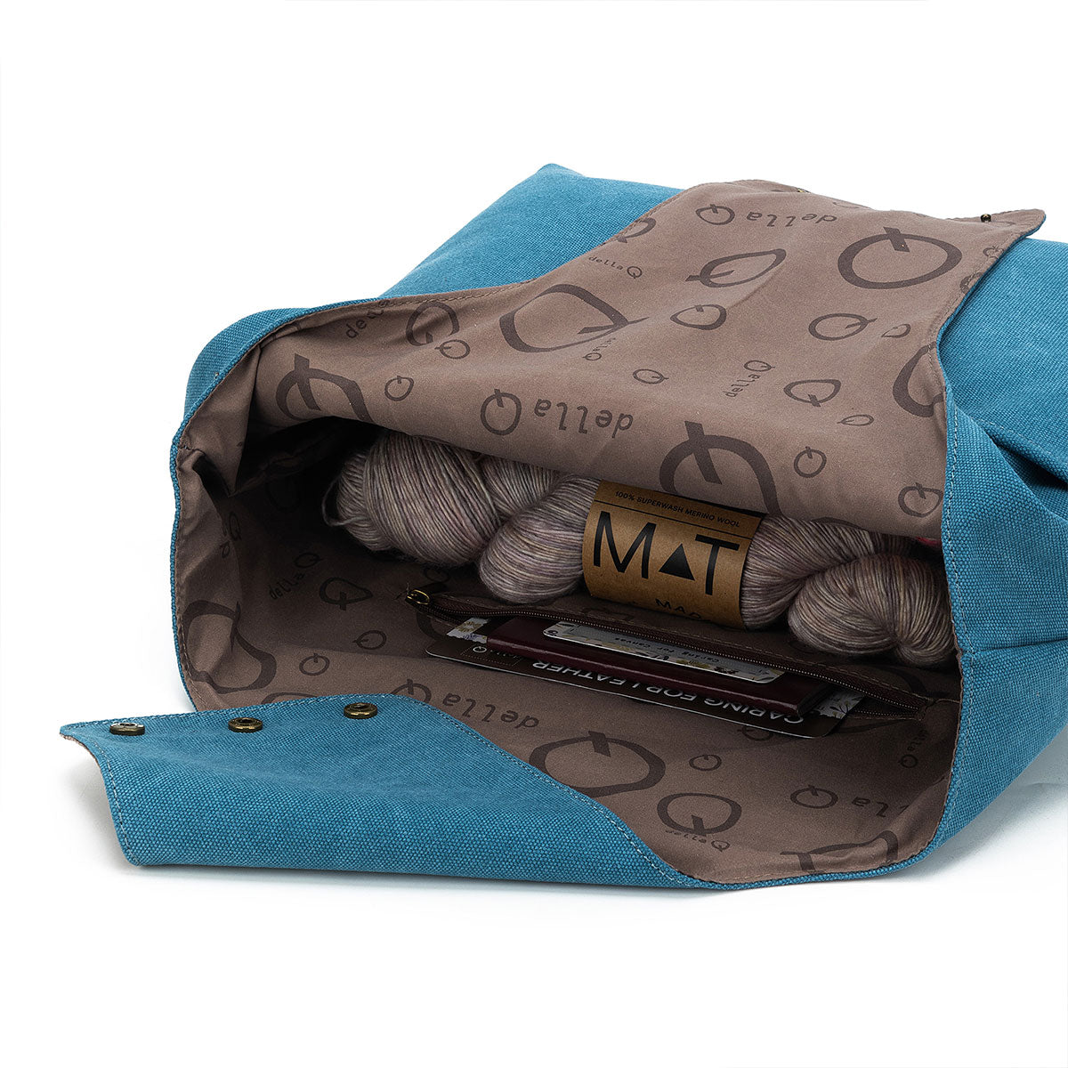 della Q Nora Bucket Bag - Teal (Pre-Order) - Extra Image