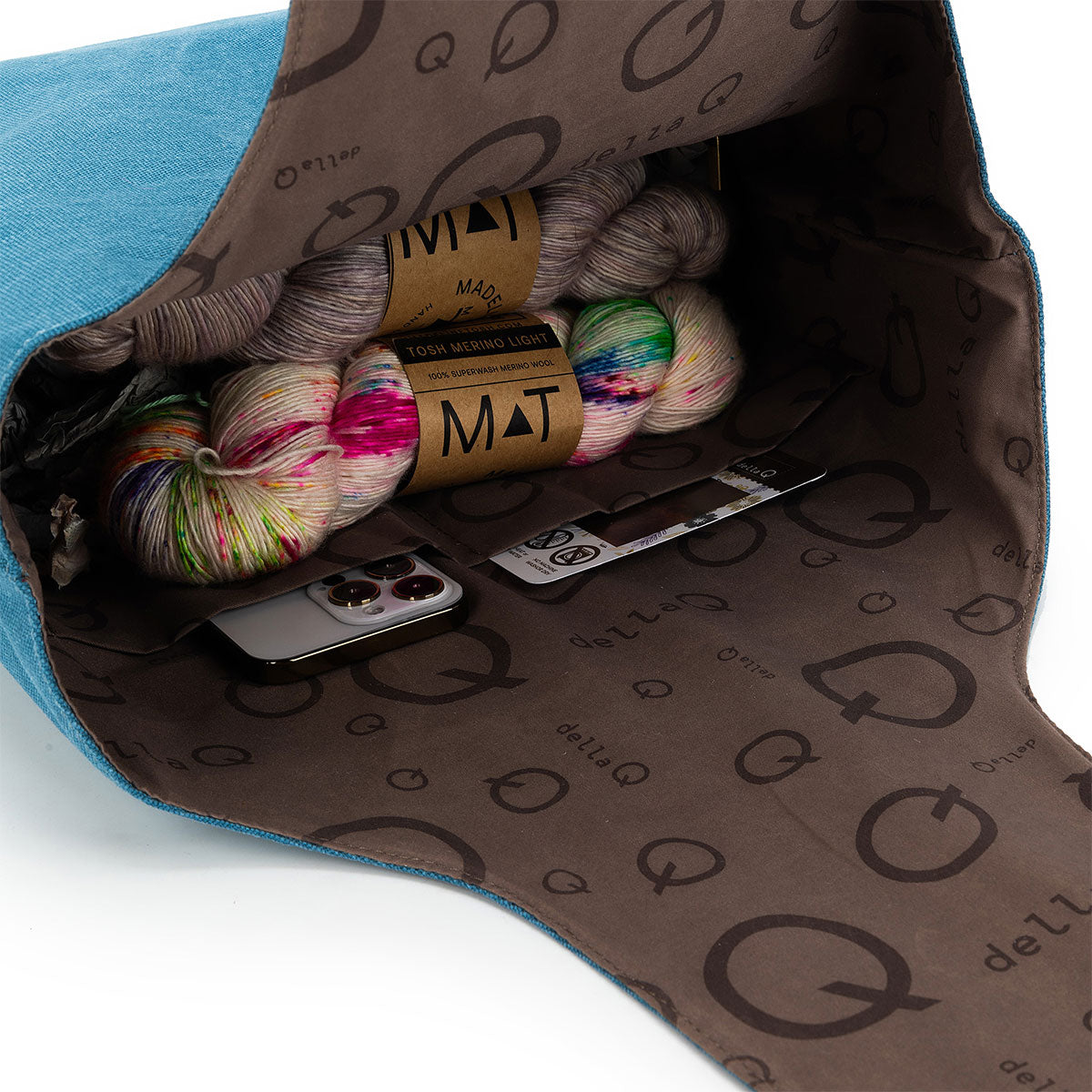 della Q Nora Bucket Bag - Teal (Pre-Order) - Extra Image