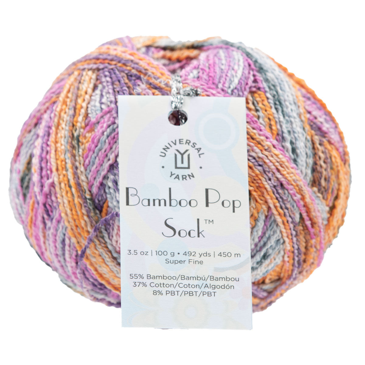 Universal Yarn Bamboo Pop Socks Yarn - 802 Cottage - Extra Image
