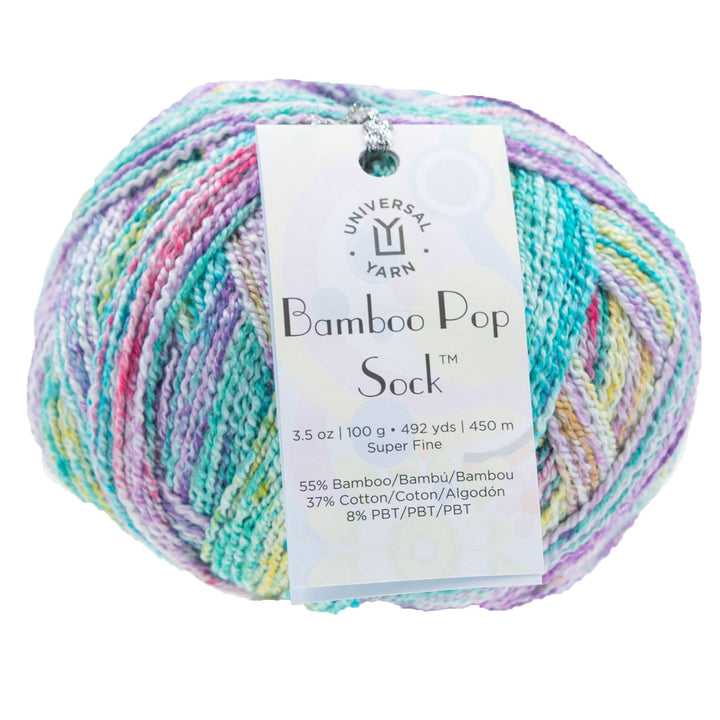 Universal Yarn Bamboo Pop Socks Yarn - 806 Paradise - Extra Image
