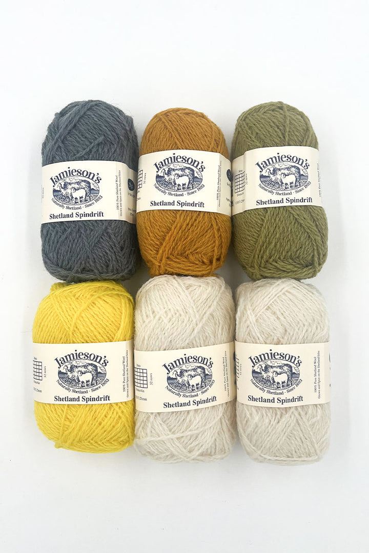 Jamieson's of Shetland Haslock Cowl Kits - Palette A - Extra Image