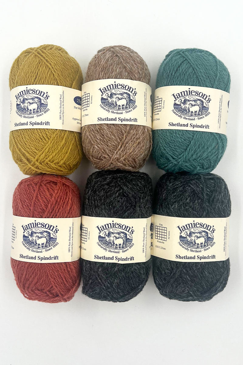 Jamieson's of Shetland Haslock Cowl Kits - Palette B - Extra Image