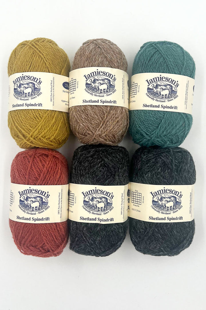 Jamieson's of Shetland Haslock Cowl Kits - Palette B - Extra Image