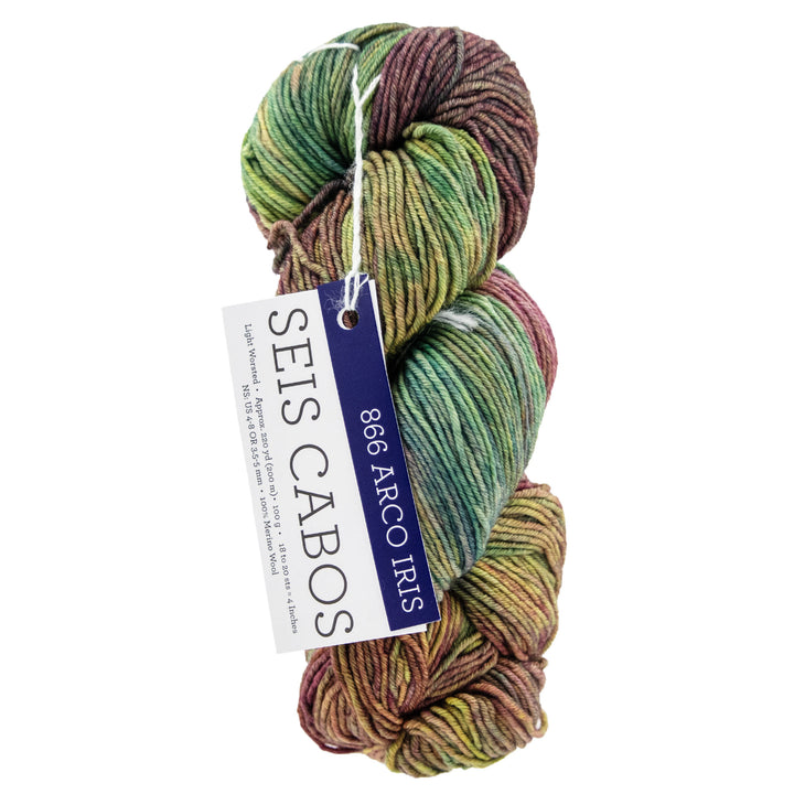 Malabrigo Seis Cabos Yarn - 866 Arco Iris - Zoom Image