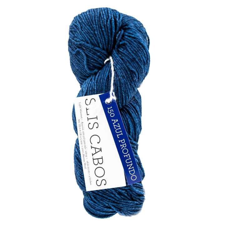 Malabrigo Seis Cabos Yarn - 150 Azul Profundo - Zoom Image