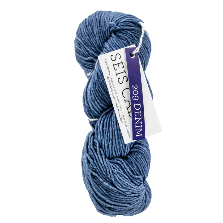 Malabrigo Seis Cabos Yarn - 209 Denim - Zoom Image