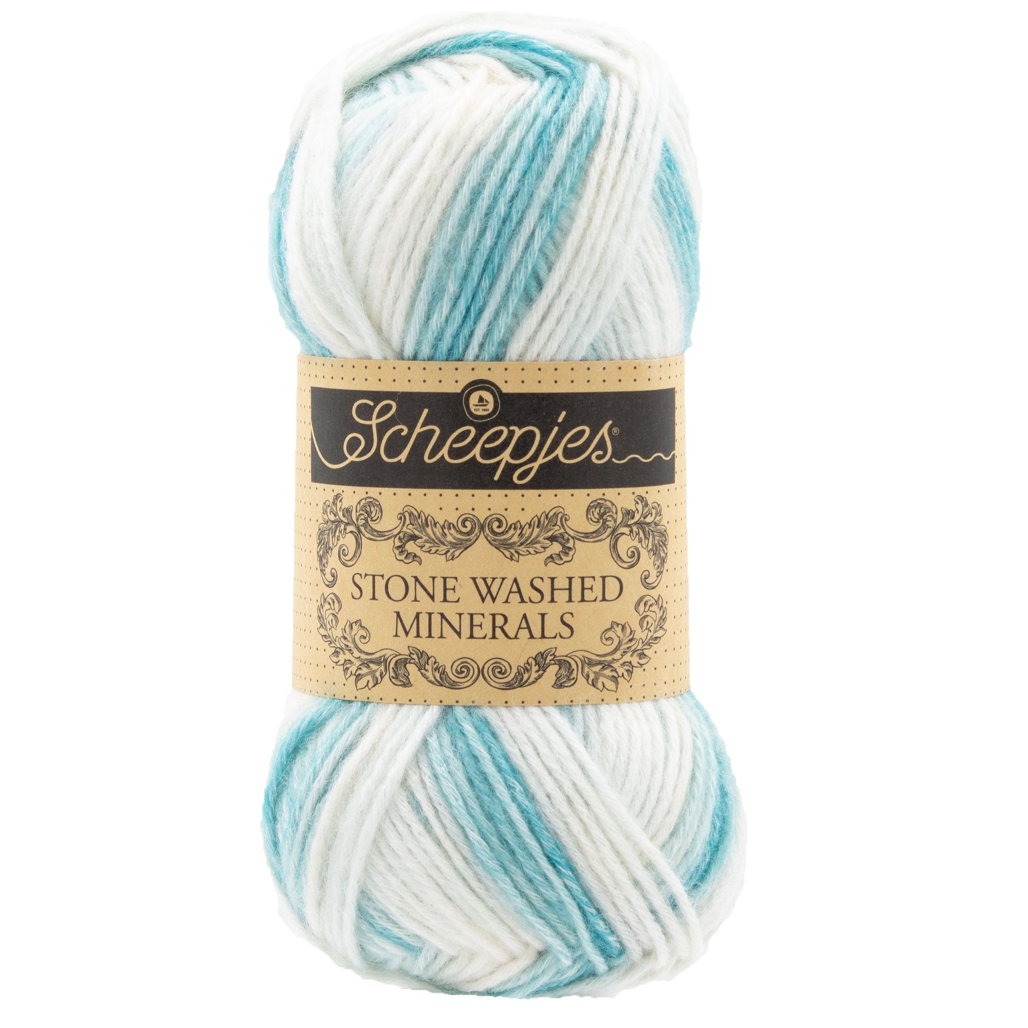 Scheepjes Stone Washed Minerals Yarn - 903 Sapphire Serenade - Zoom Image