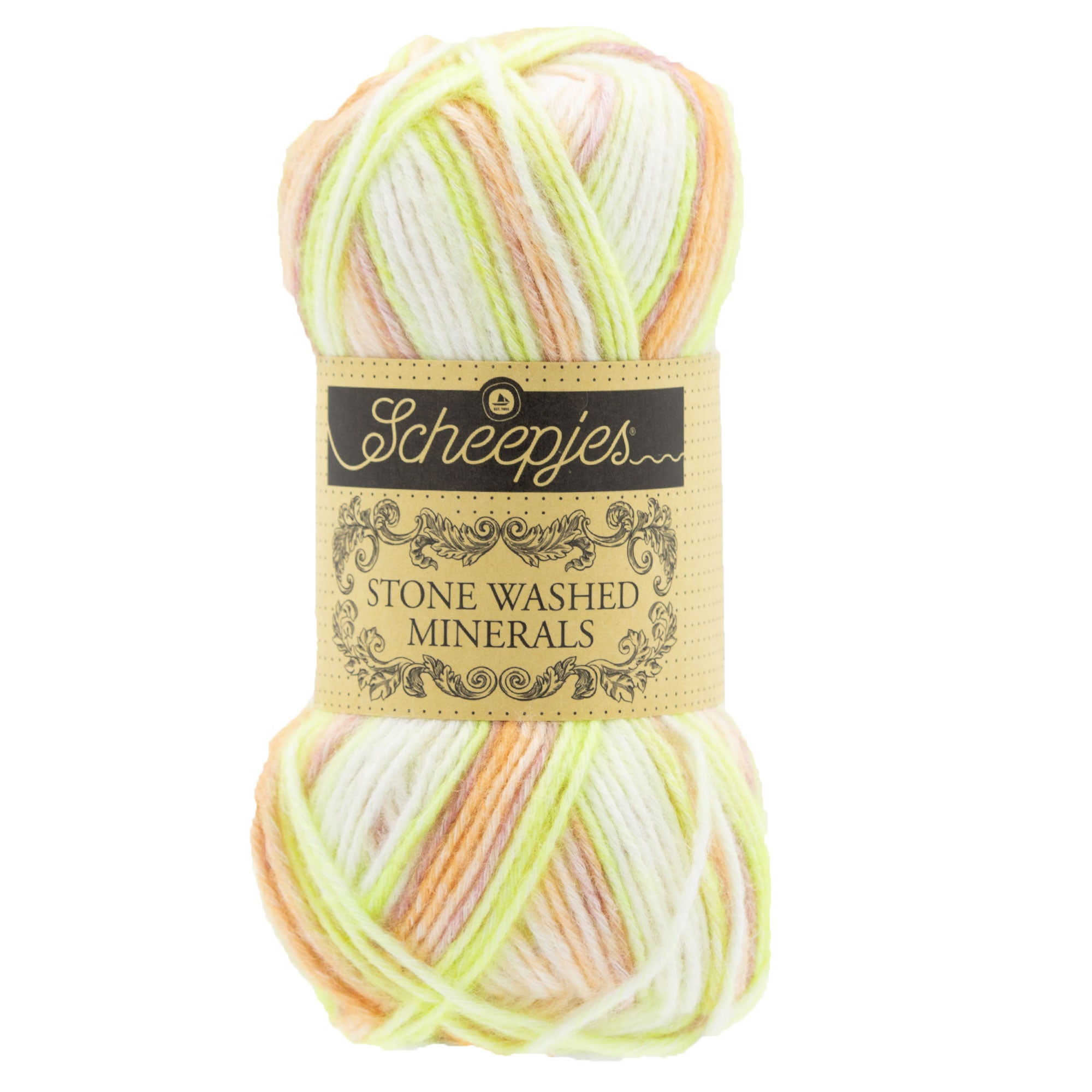 Scheepjes Stone Washed Minerals Yarn - 910 Garnet Glory - Zoom Image