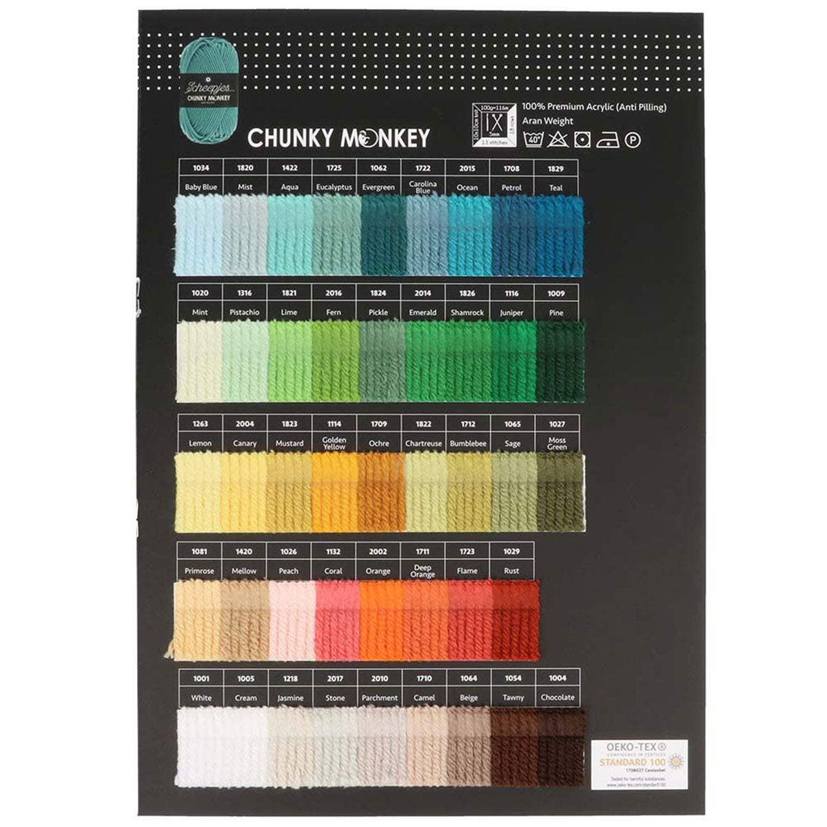 Scheepjes Color Cards - Chunky Monkey - Extra Image