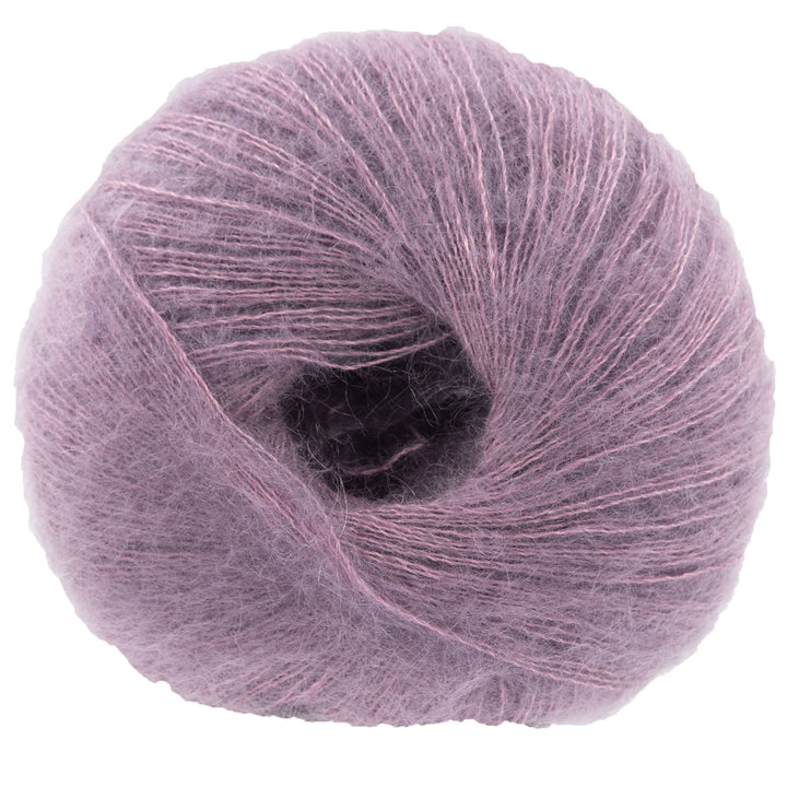 Knitting for Olive Soft Silk Mohair Yarn - Artichoke Purple - Zoom Image