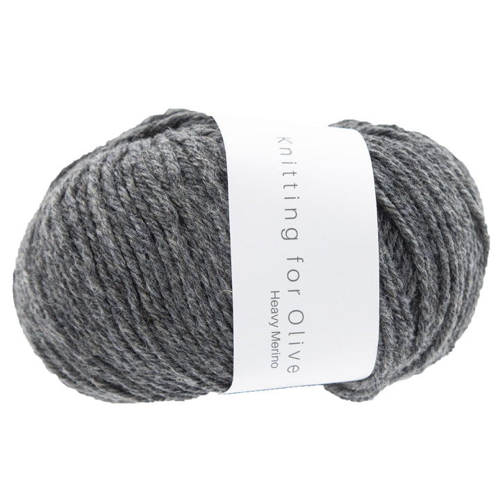 Knitting for Olive Heavy Merino Yarn - Thunder Cloud - Zoom Image