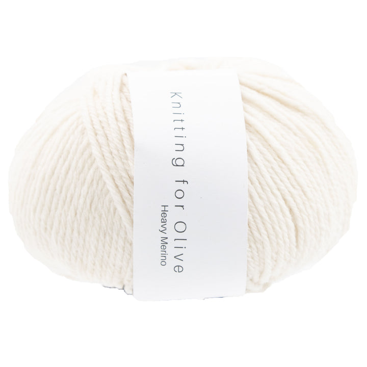 Knitting for Olive Heavy Merino Yarn - Cream - Zoom Image