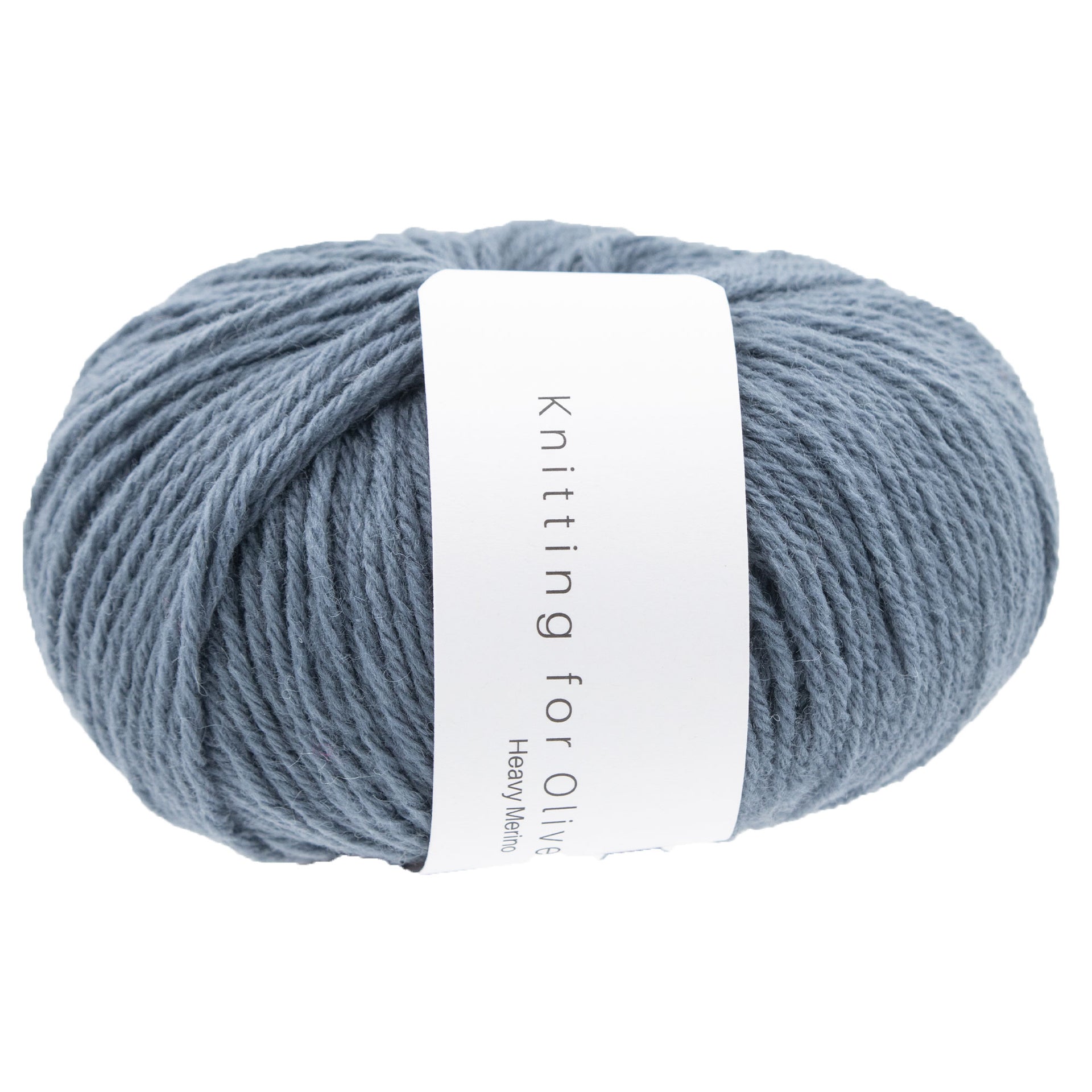 Knitting for Olive Heavy Merino Yarn - Dusty Petroleum Blue - Zoom Image