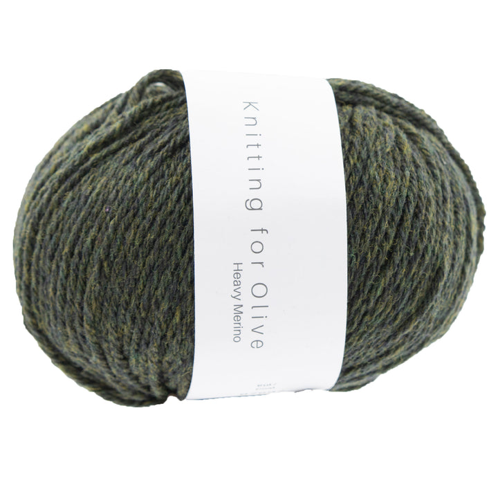 Knitting for Olive Heavy Merino Yarn - Slate Green - Zoom Image