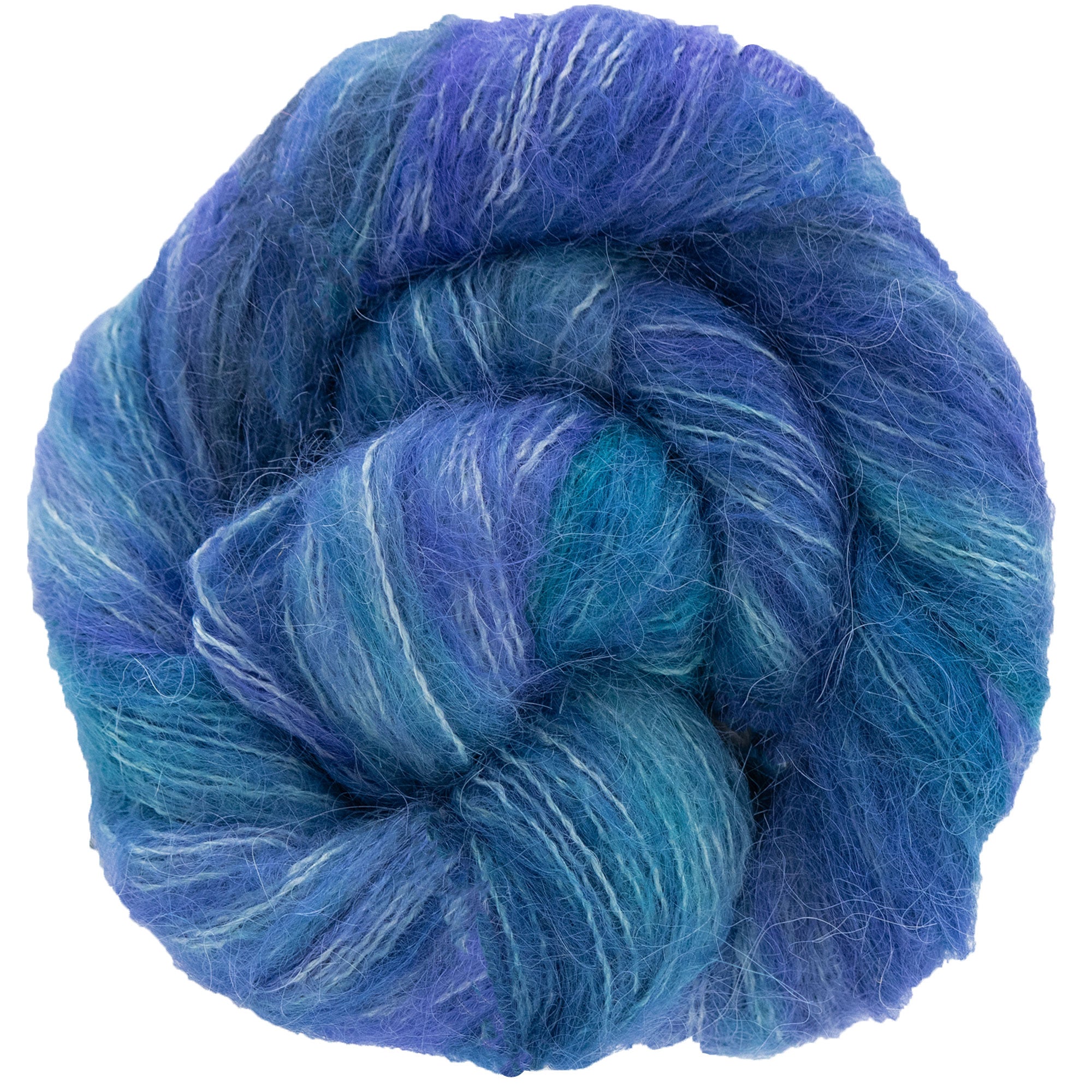 Blue Sky Fibers Hand Dyed Prairie Yarn - 11856 - Azules - Zoom Image