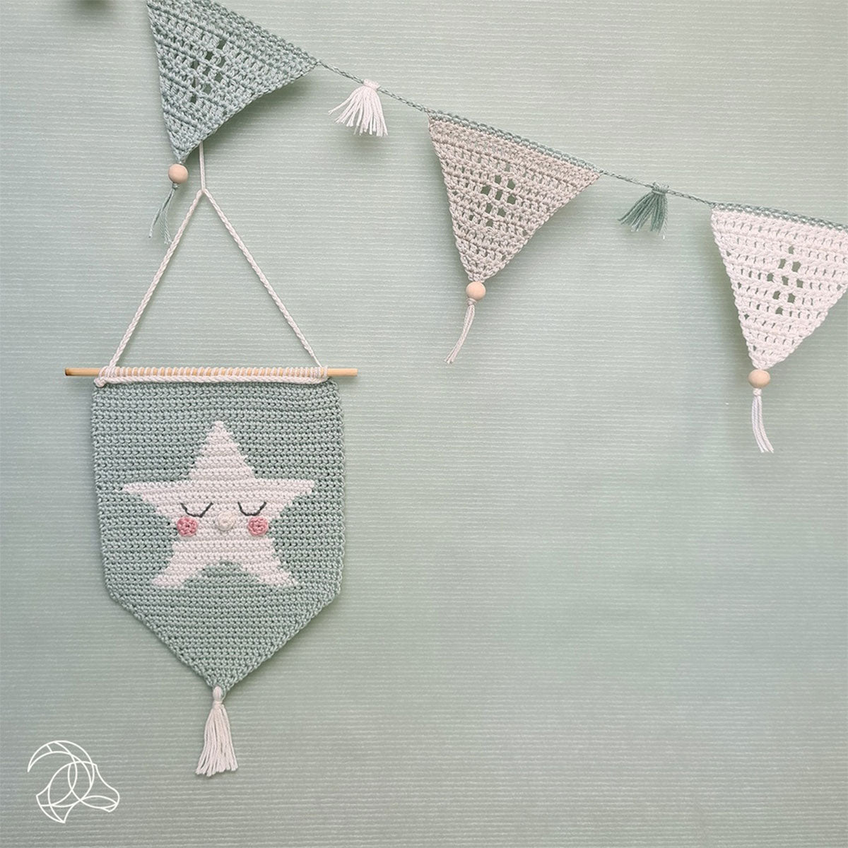 Hardicraft Plush Toys - Star Wall Hanger (Crochet) - Extra Image