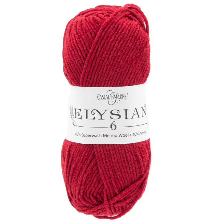 Cascade Yarns Elysian 6 Yarn - 04 Crimson - Zoom Image