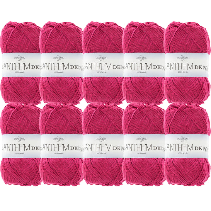 Cascade Yarns Anthem DK Yarn - 10 Hot Pink - 10-Pack - Zoom Image