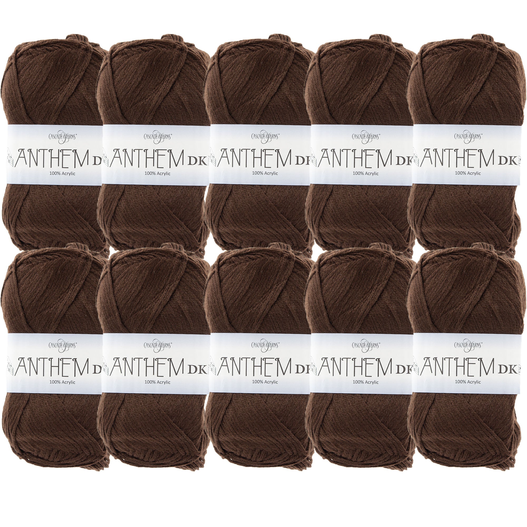 Cascade Yarns Anthem DK Yarn - 16 Cocoa - 10-Pack - Zoom Image