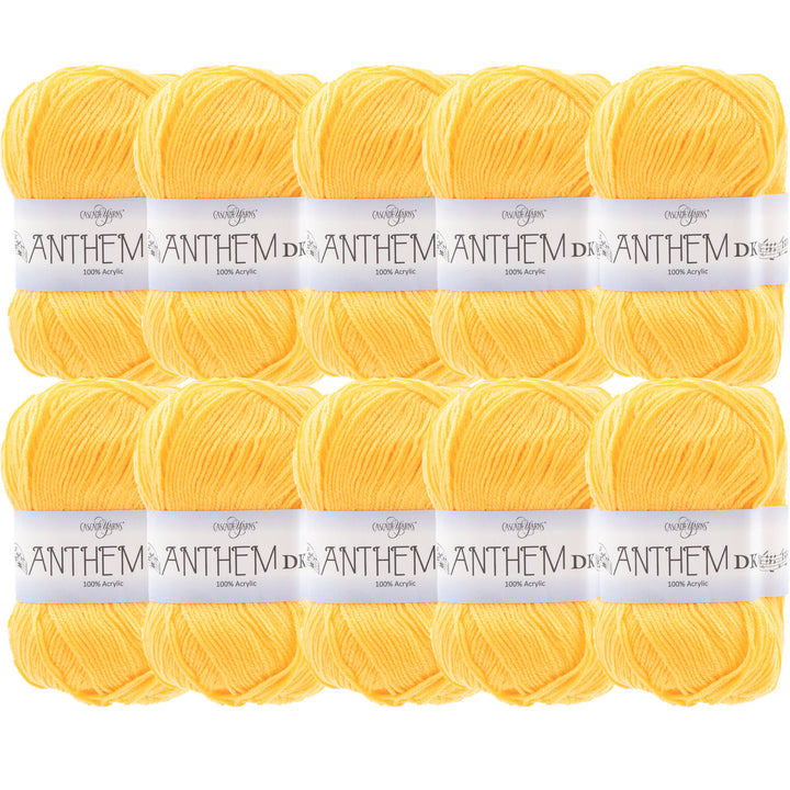 Cascade Yarns Anthem DK Yarn - 20 Yellow - 10-Pack - Zoom Image