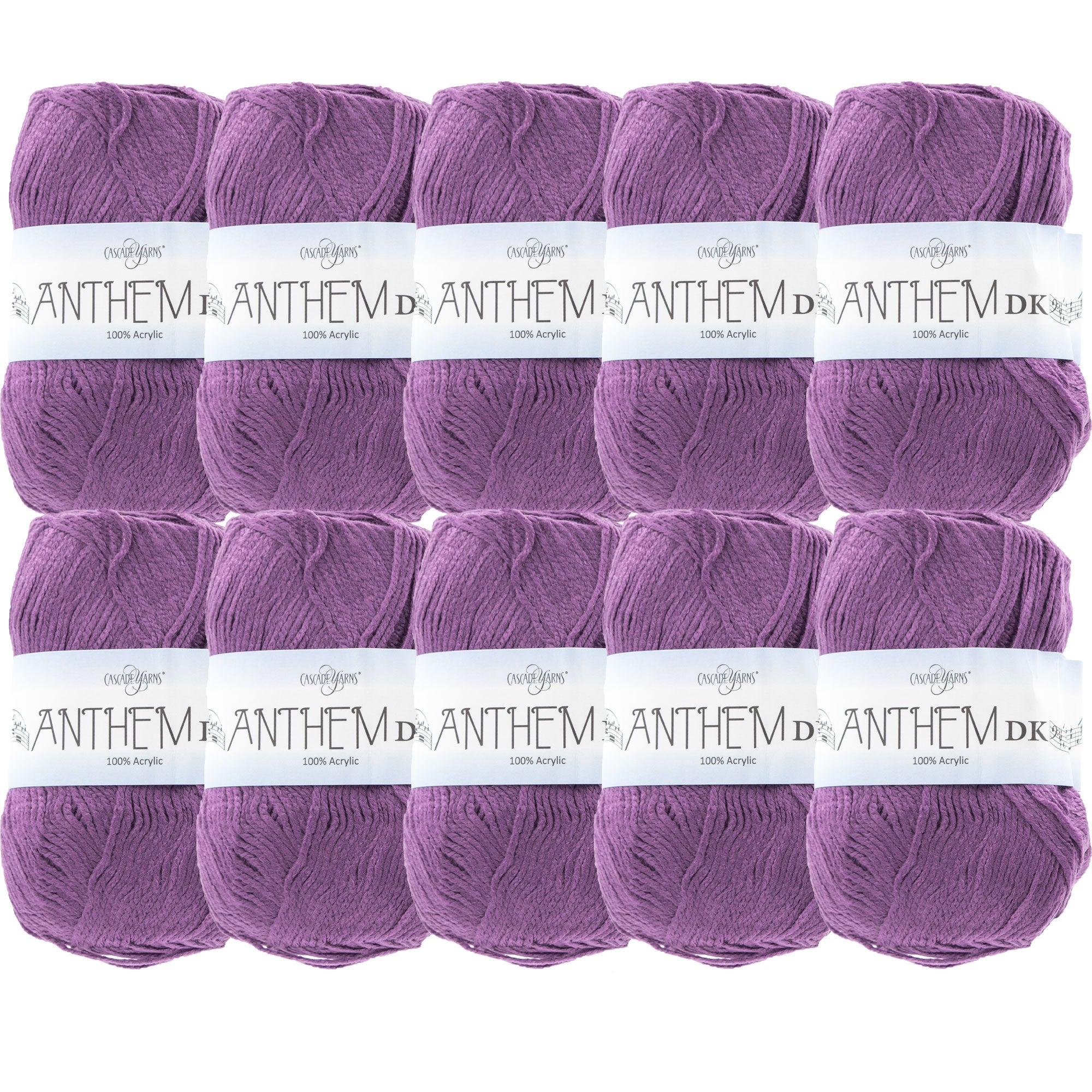 Cascade Yarns Anthem DK Yarn - 56 Spiced Plum - 10-Pack - Zoom Image
