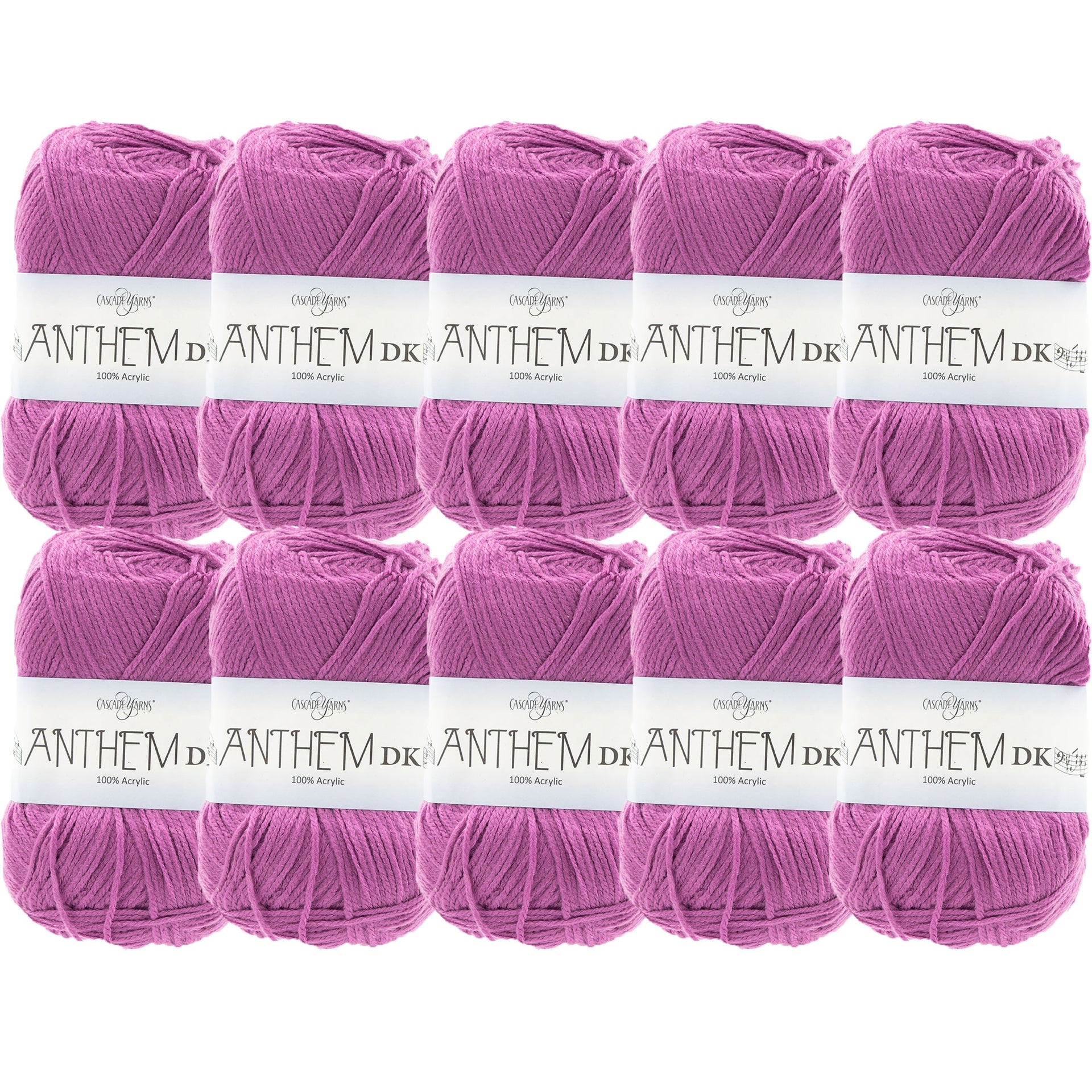 Cascade Yarns Anthem DK Yarn - 69 Orchid - 10-Pack - Zoom Image