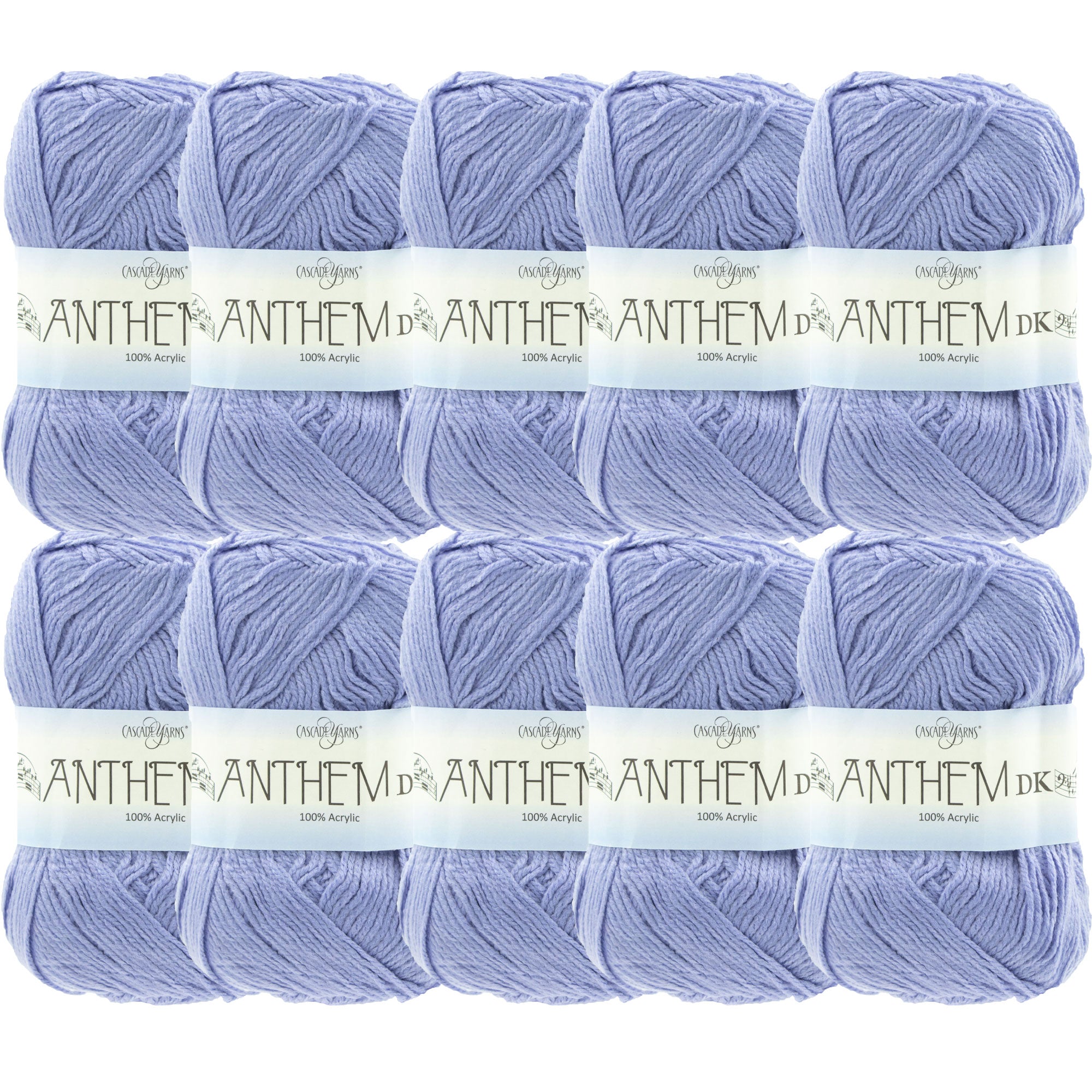 Cascade Yarns Anthem DK Yarn - 74 Dusty Lavender - 10-Pack - Zoom Image