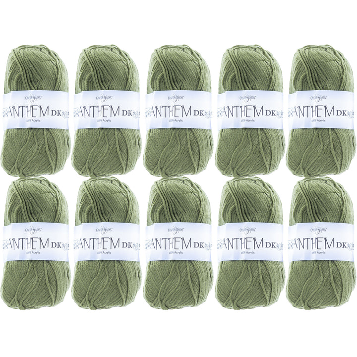 Cascade Yarns Anthem DK Yarn - 79 Avocado - 10-Pack - Zoom Image