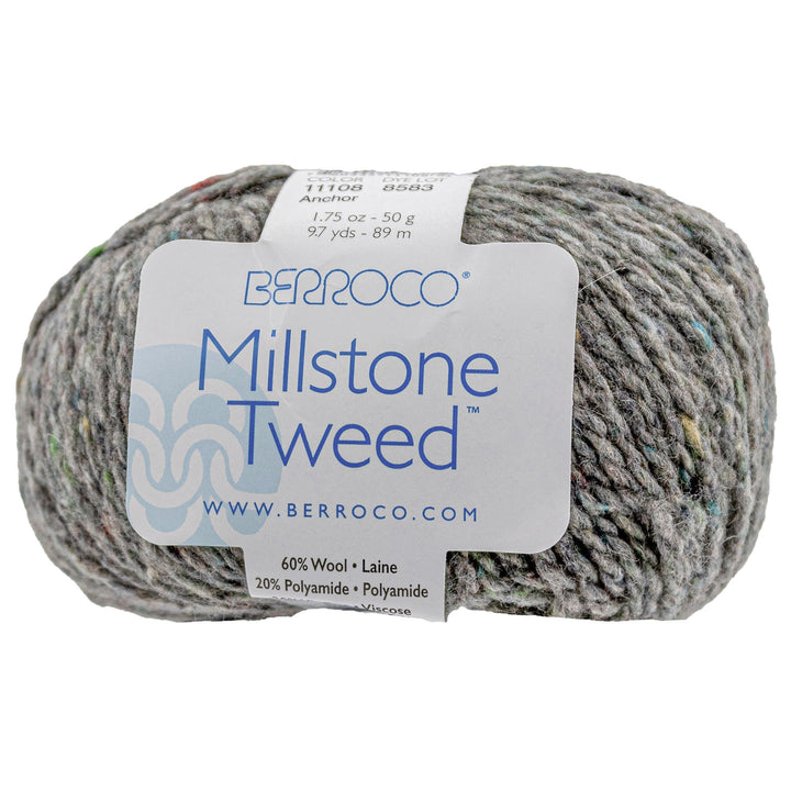 Berroco Millstone Tweed Yarn - 11108 Anchor - Zoom Image
