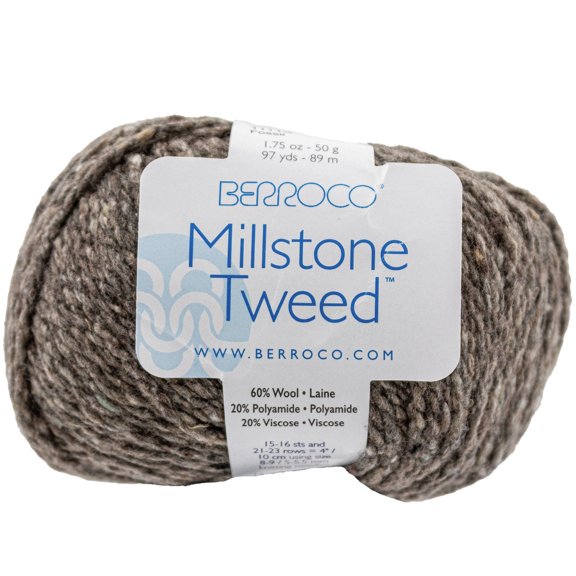 Berroco Millstone Tweed Yarn - 11113 Fossil - Zoom Image