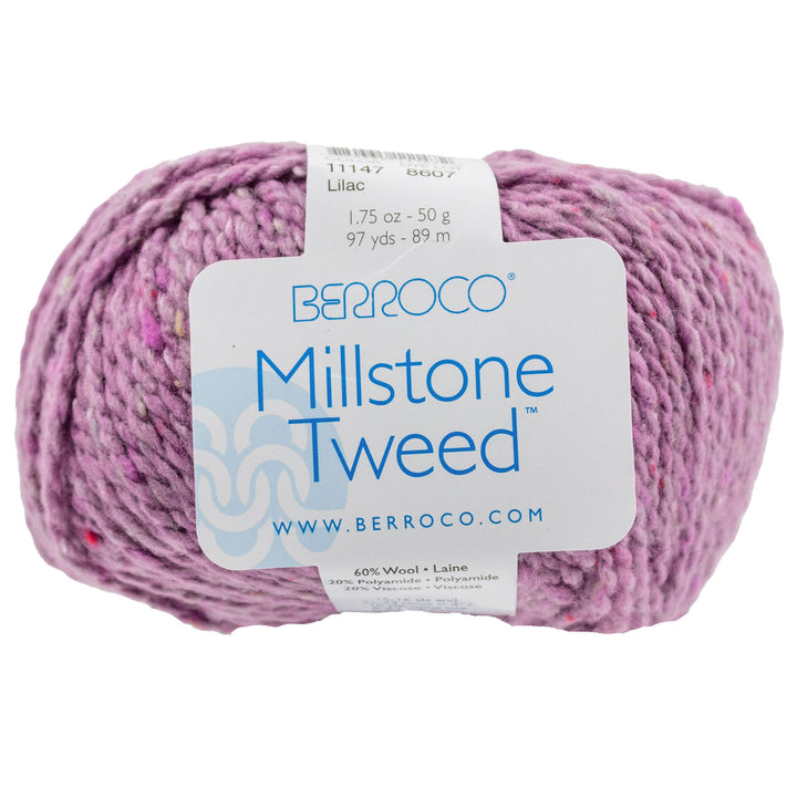 Berroco Millstone Tweed Yarn - 11147 Lilac - Zoom Image