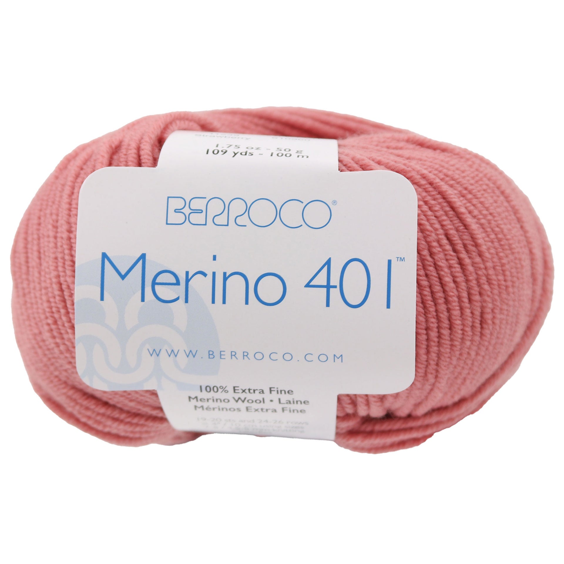 Berroco Merino 401 Yarn - 11239 Strawberry - Zoom Image