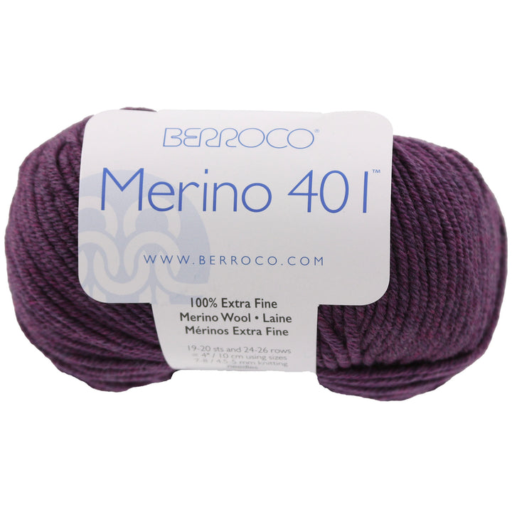 Berroco Merino 401 Yarn - 11247 Grape Soda - Zoom Image