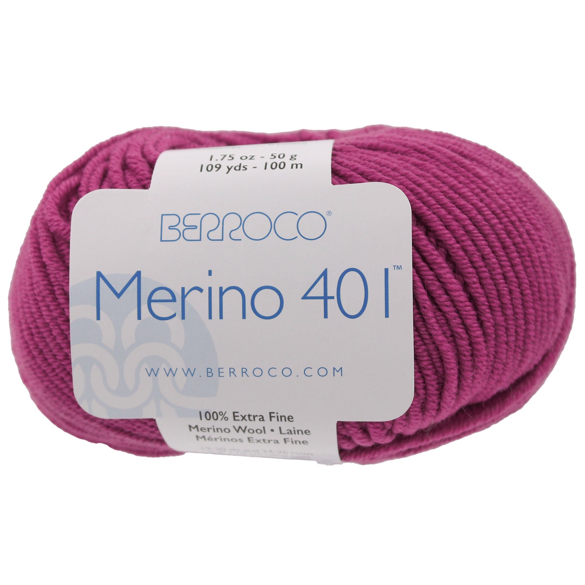 Berroco Merino 401 Yarn - 11265 Magenta - Zoom Image