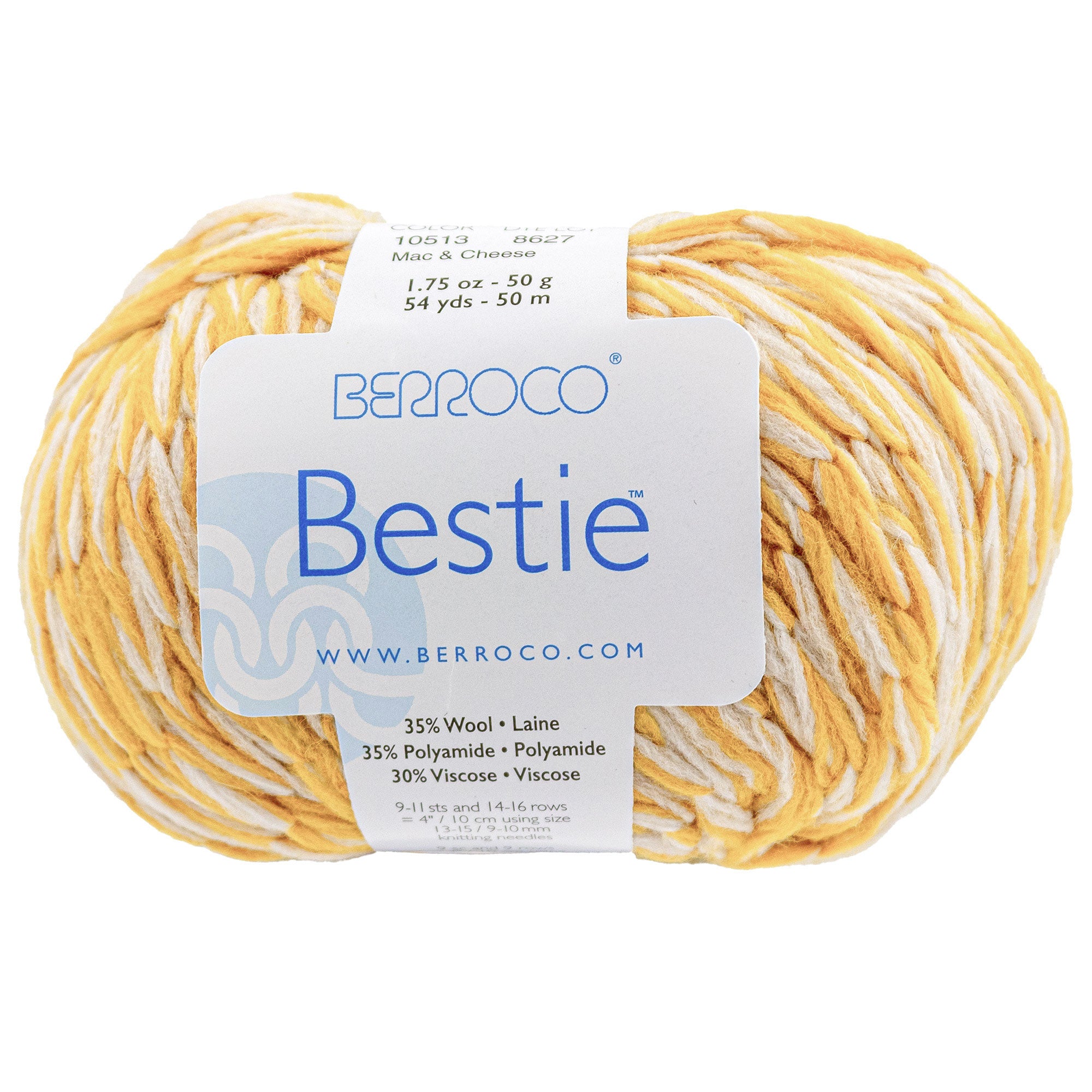 Berroco Bestie Yarn - 10513 Mac & Cheese - Zoom Image