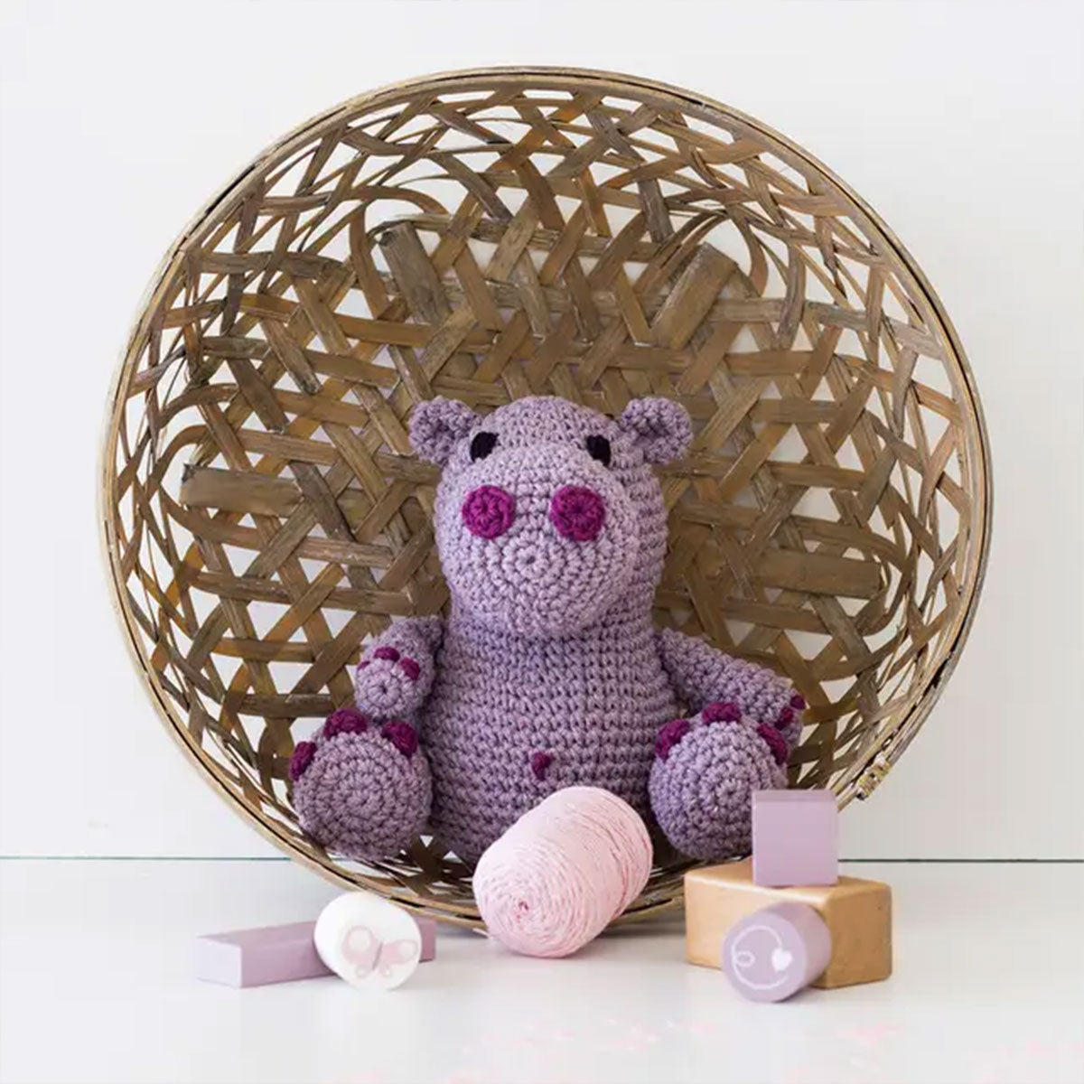 Hoooked Plush Crochet Toys - Hippo Hugo - Extra Image
