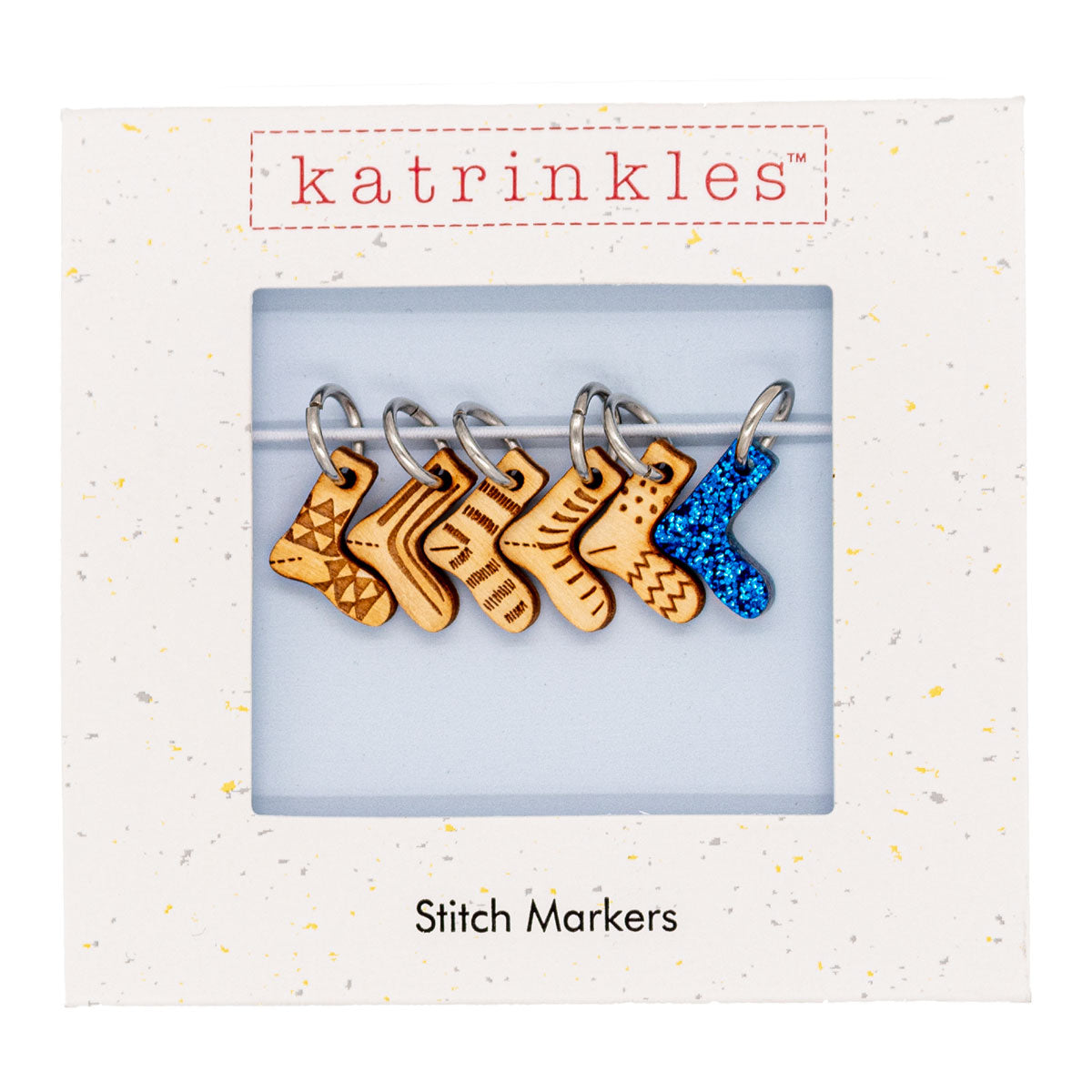 Katrinkles Stitch Markers - Tiny Socks - Extra Image