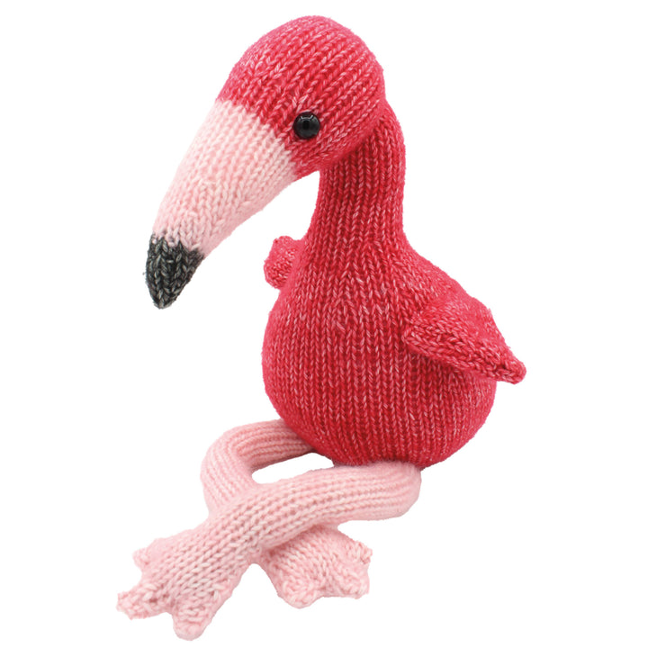 Hardicraft Plush Toys - Chris Flamingo (Knit) - Zoom Image