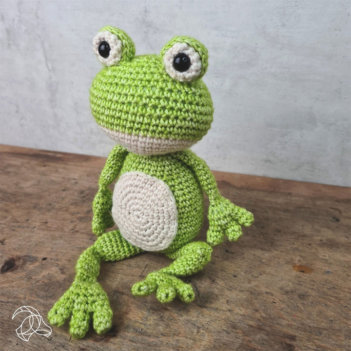 Hardicraft Plush Toys - Vinny Frog (Crochet) - Extra Image