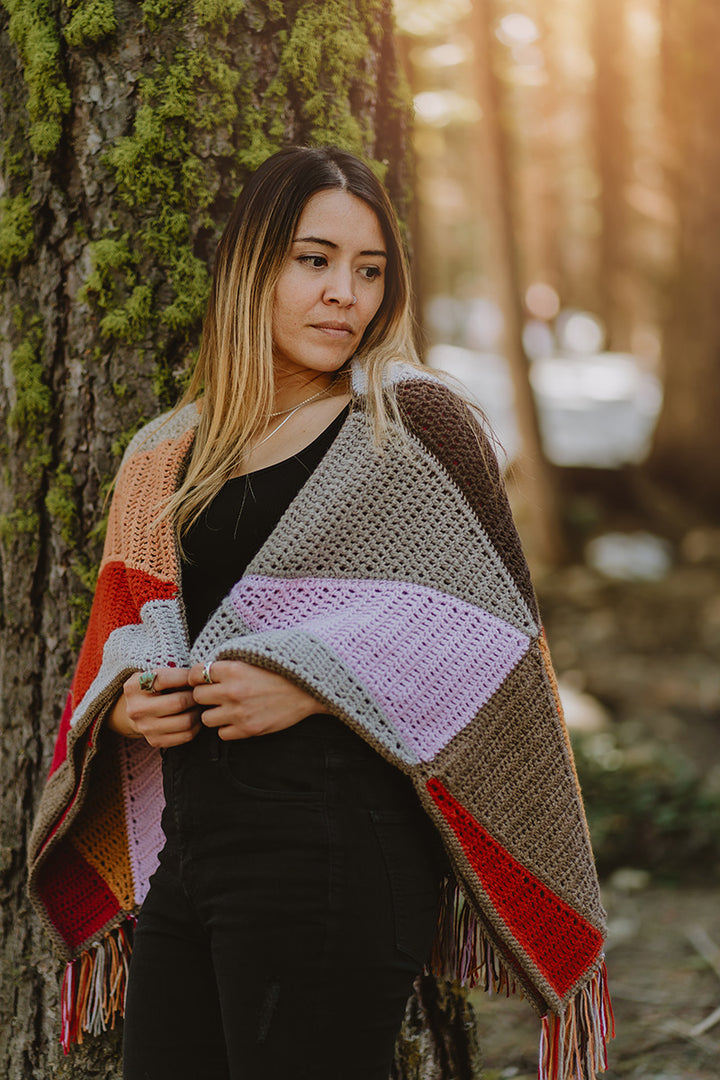 Yarn Citizen Rustic Rainbow Throw Kit - Extra Image