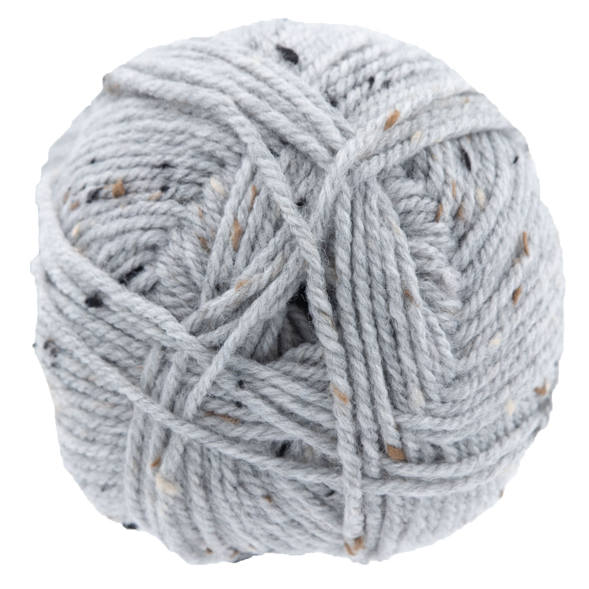 Plymouth Yarn Encore Tweed Yarn - 6007 Light Grey Heather - Zoom Image