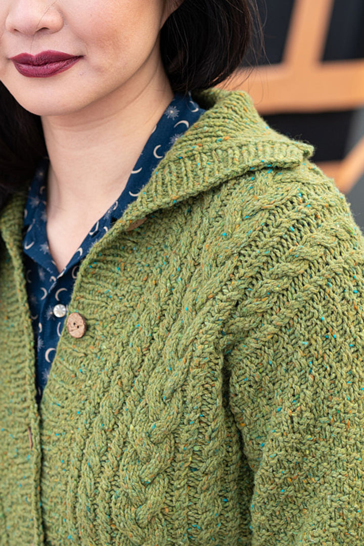 Berroco Millstone Tweed Patterns - Graves Cardigan - PDF Download - Extra Image