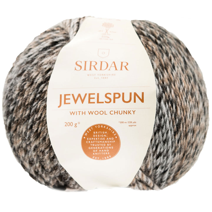 Sirdar Jewelspun with Wool Chunky Yarn - 205 Ocean Moon - Zoom Image