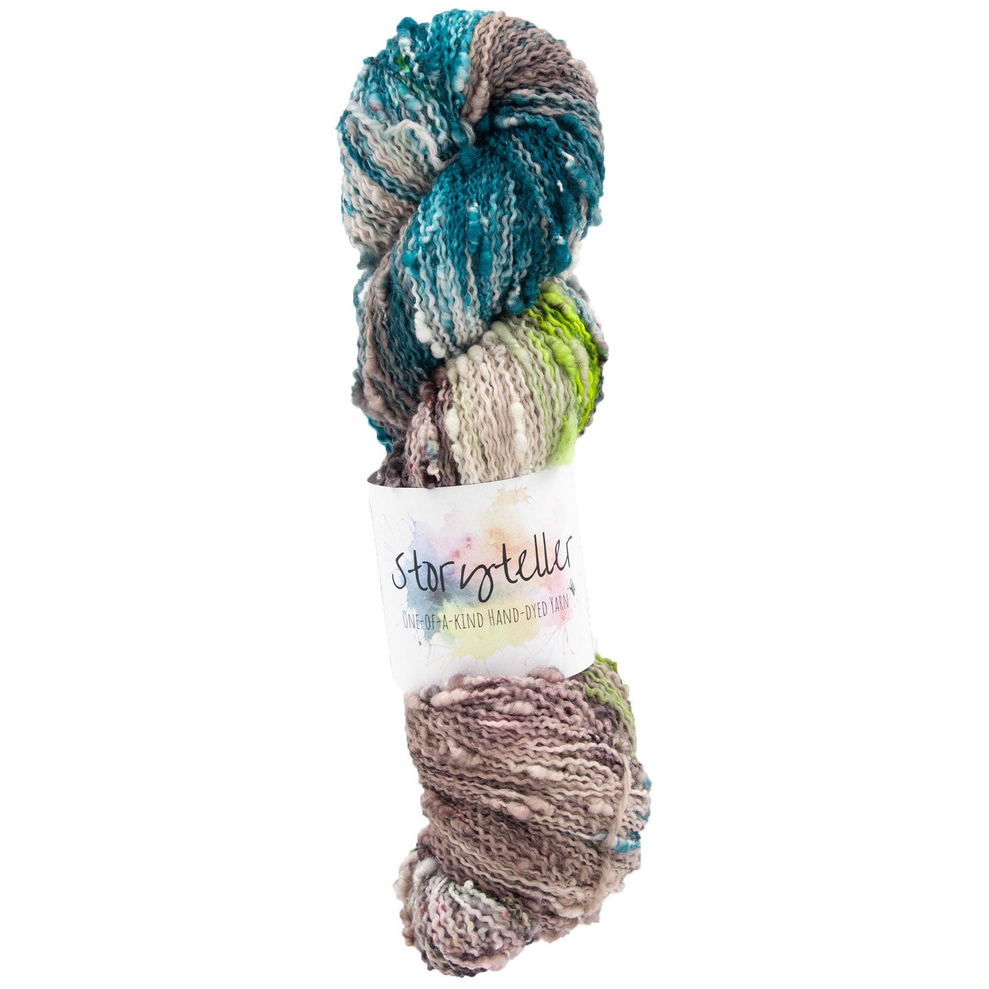 Storyteller Yarn Slub Knot Yarn - Electric Shore - Zoom Image