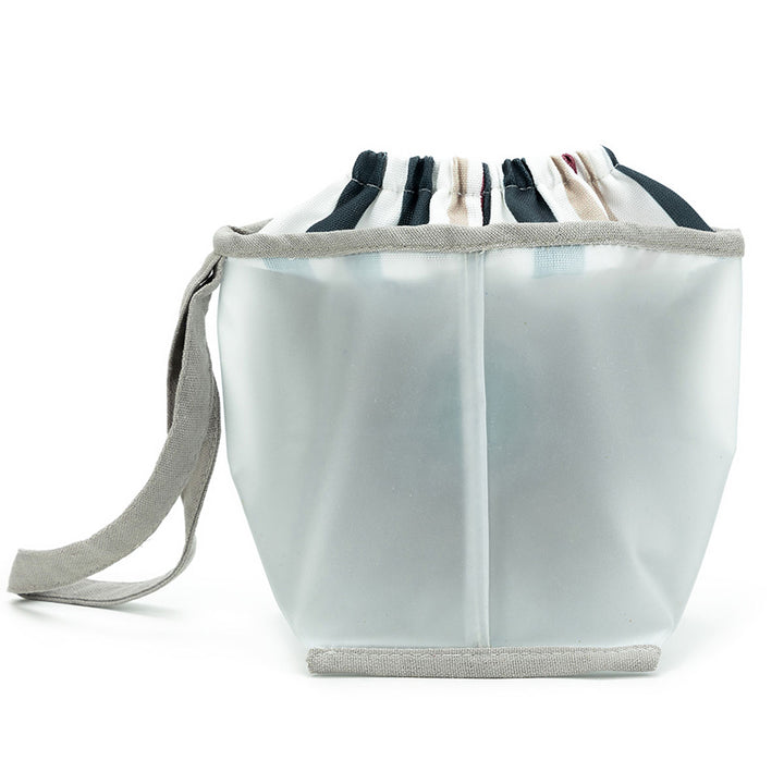 della Q Chicken Boots Clear Wristlet - *Linen - Slate - Extra Image