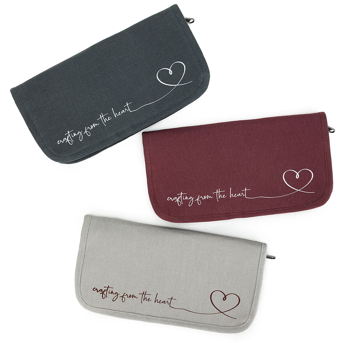 della Q Chicken Boots DPN/Crochet Hook Case - *Linen - Slate - Extra Image