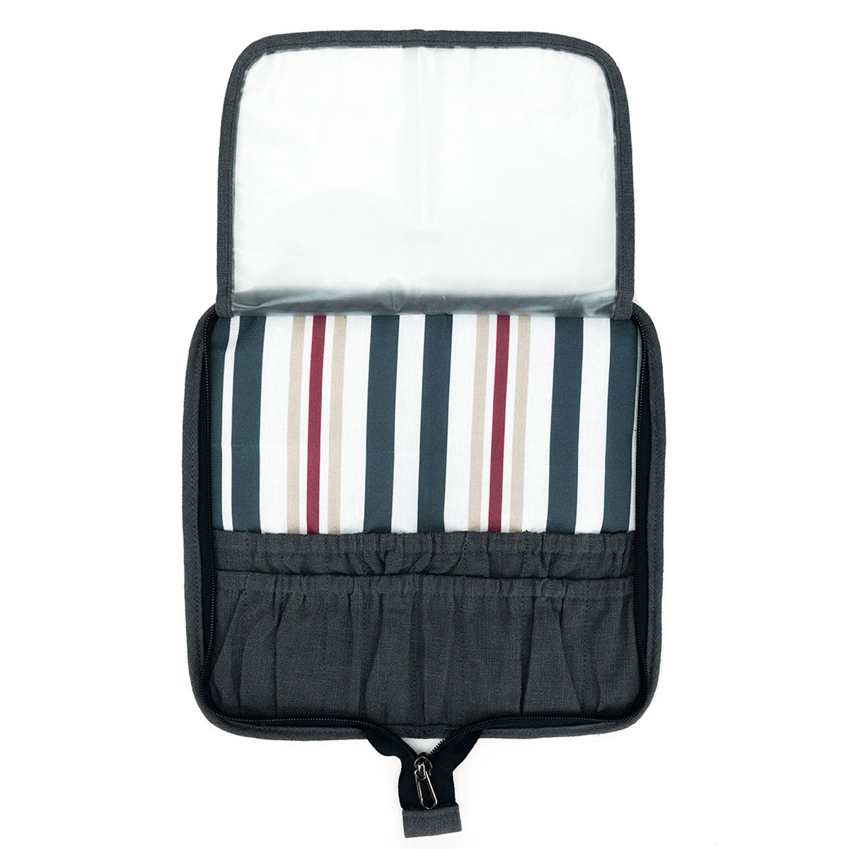 della Q Chicken Boots DPN/Crochet Hook Case - *Linen - Slate - Extra Image